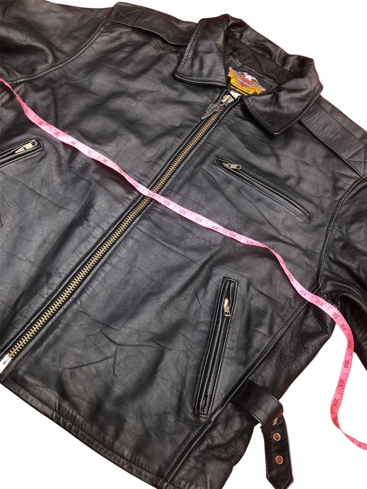 Harley Davidson × Vintage VINTAGE LEATHER JACKET HARLEY-DAVISON Size US L / EU 52-54 / 3 - 7 Thumbnail