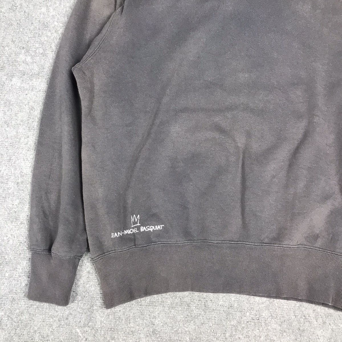 Jean-Michel Basquiat JEAN MICHEL BASQUIAT X SUGER RAY ROBINSON GRAY FADED HOODIES Size US M / EU 48-50 / 2 - 11 Thumbnail