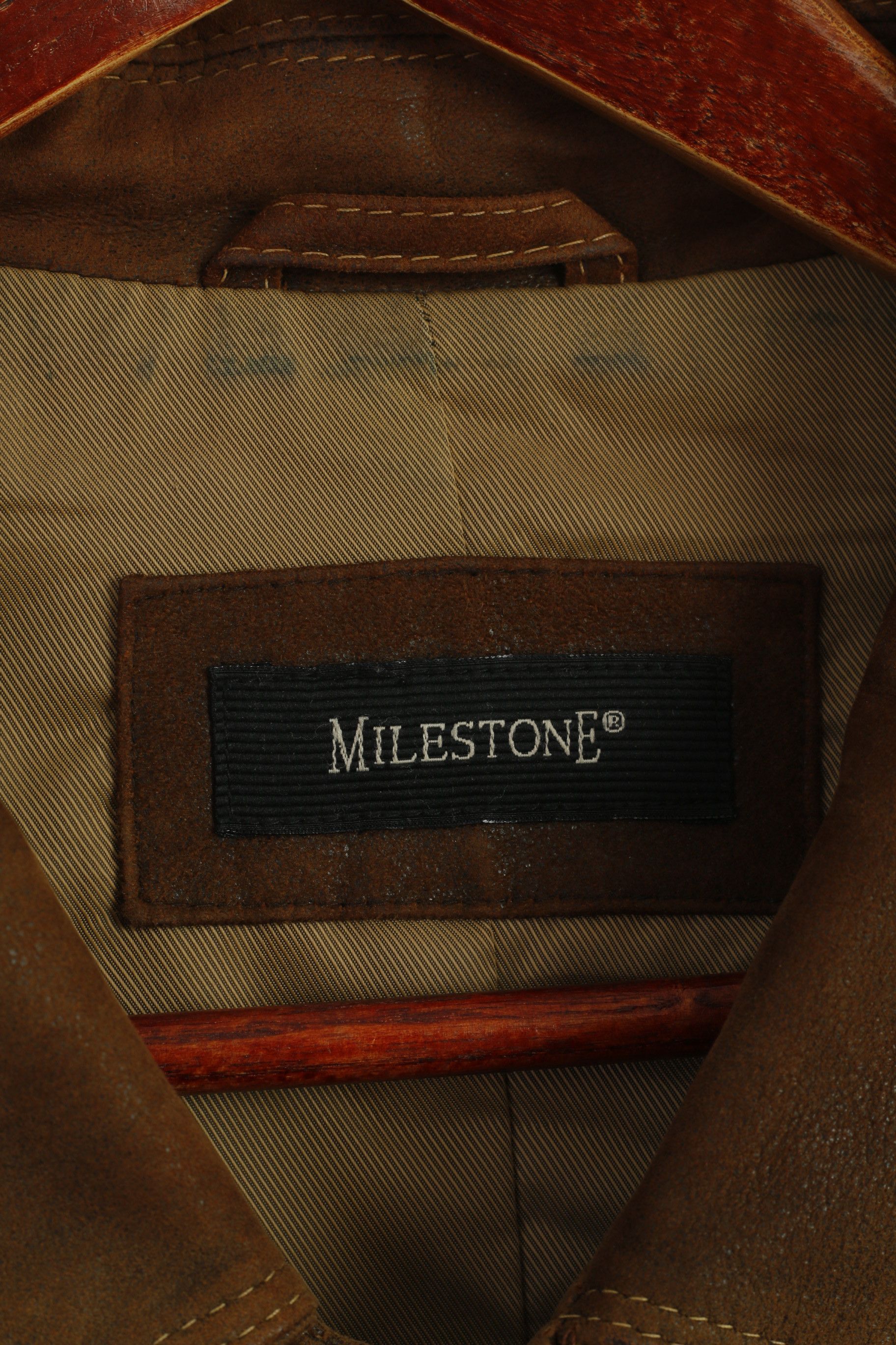 Milestone Milestone Men 50 M Jacket Brown Goat Leather 9698 Size US M / EU 48-50 / 2 - 4 Thumbnail