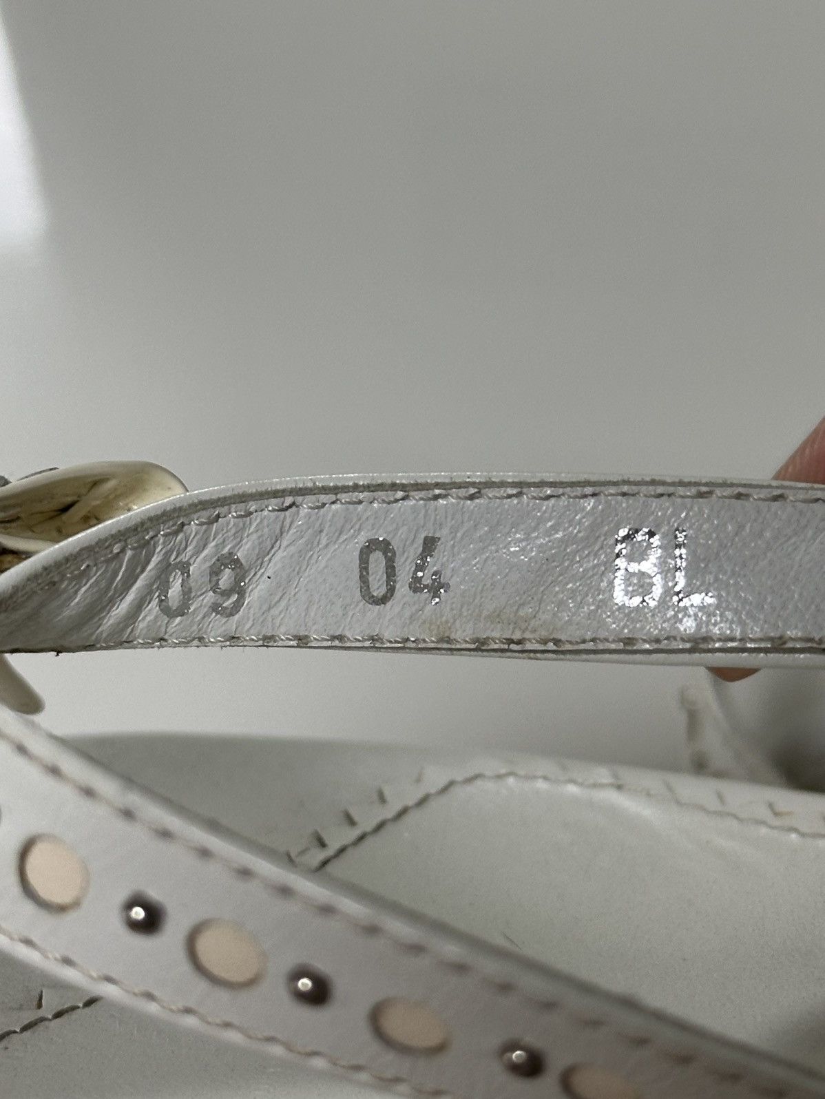 Dior CHRISTIAN DIOR S/S 2004 D'Trick Studded Flip-Flop Sandals Size US 6 / IT 36 - 8 Thumbnail