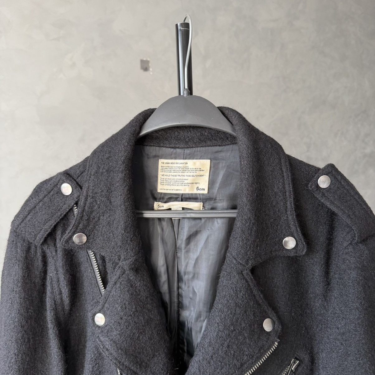 5cm 5cm Five cm Wool Biker Avantgarde Jacket Size US M / EU 48-50 / 2 - 3 Thumbnail