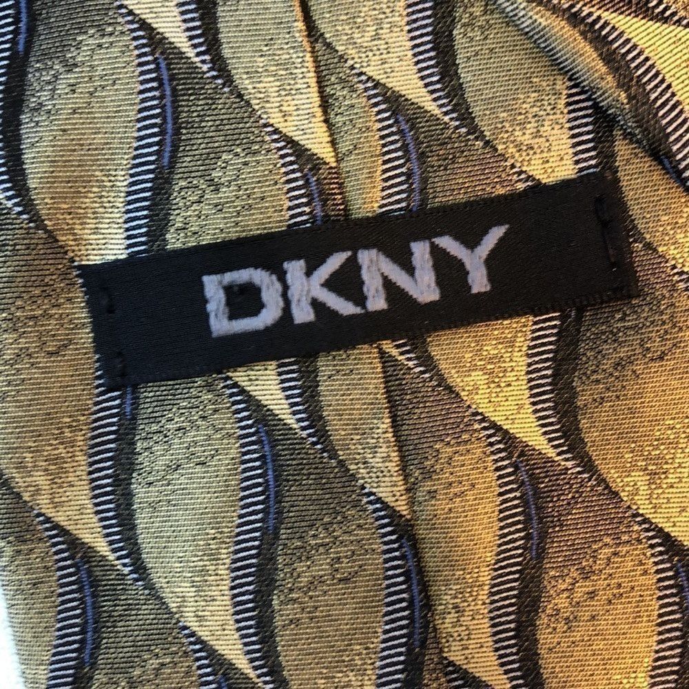 DKNY DKNY 100 percent silk tie Size ONE SIZE - 7 Thumbnail