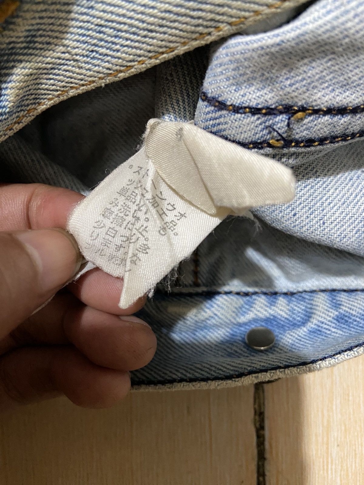 Emporio Armani × If Six Was Nine × Vintage Distressed Thrashed 90s Armani Jeans Denim Size US M / EU 48-50 / 2 - 4 Thumbnail