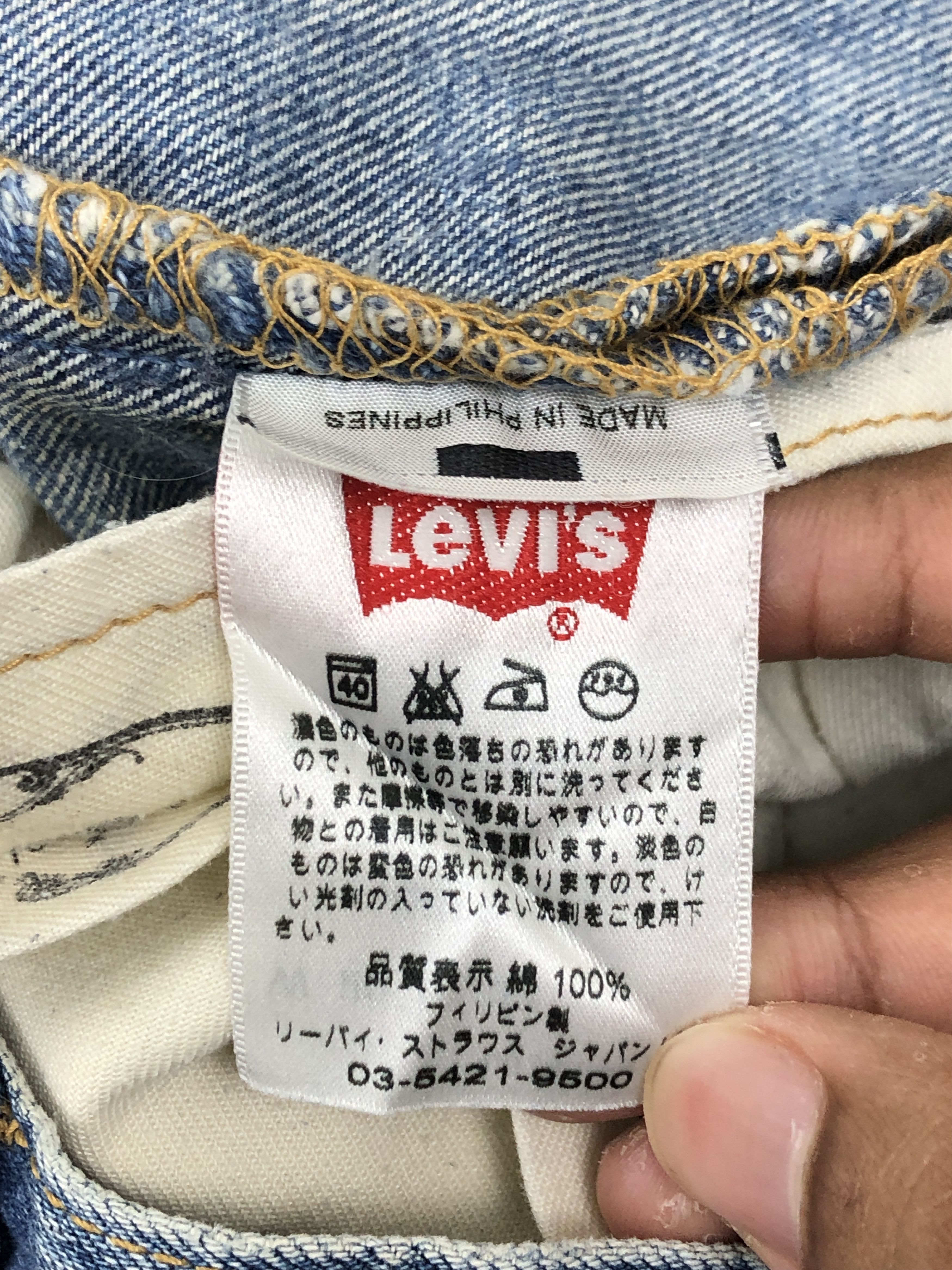 Levi's Stone Washed Vintage Levis 501 Jeans DP2312 Size US 29 - 14 Thumbnail