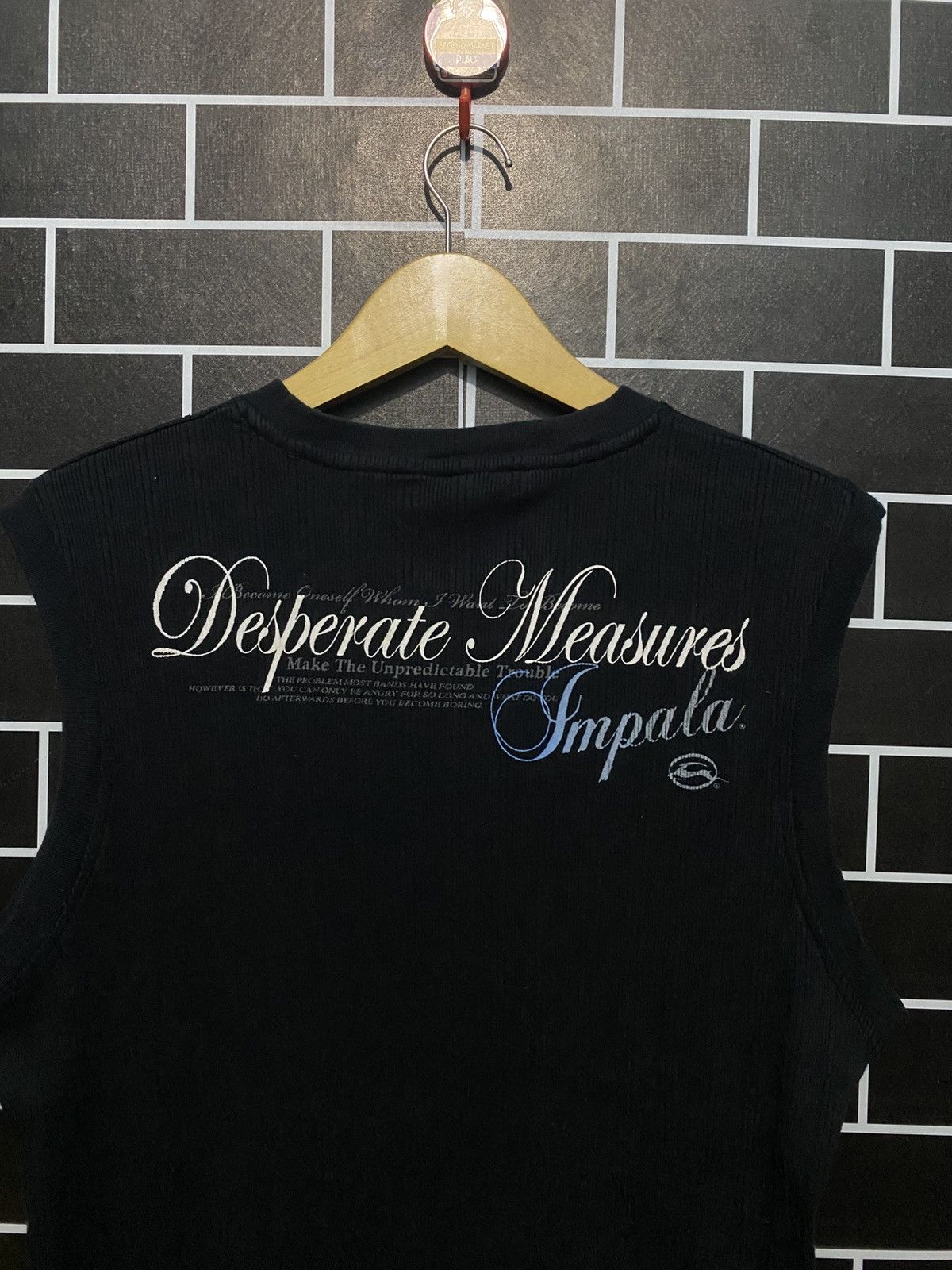 Japanese Brand Impala desperate measures tank top Size US XL / EU 56 / 4 - 8 Thumbnail