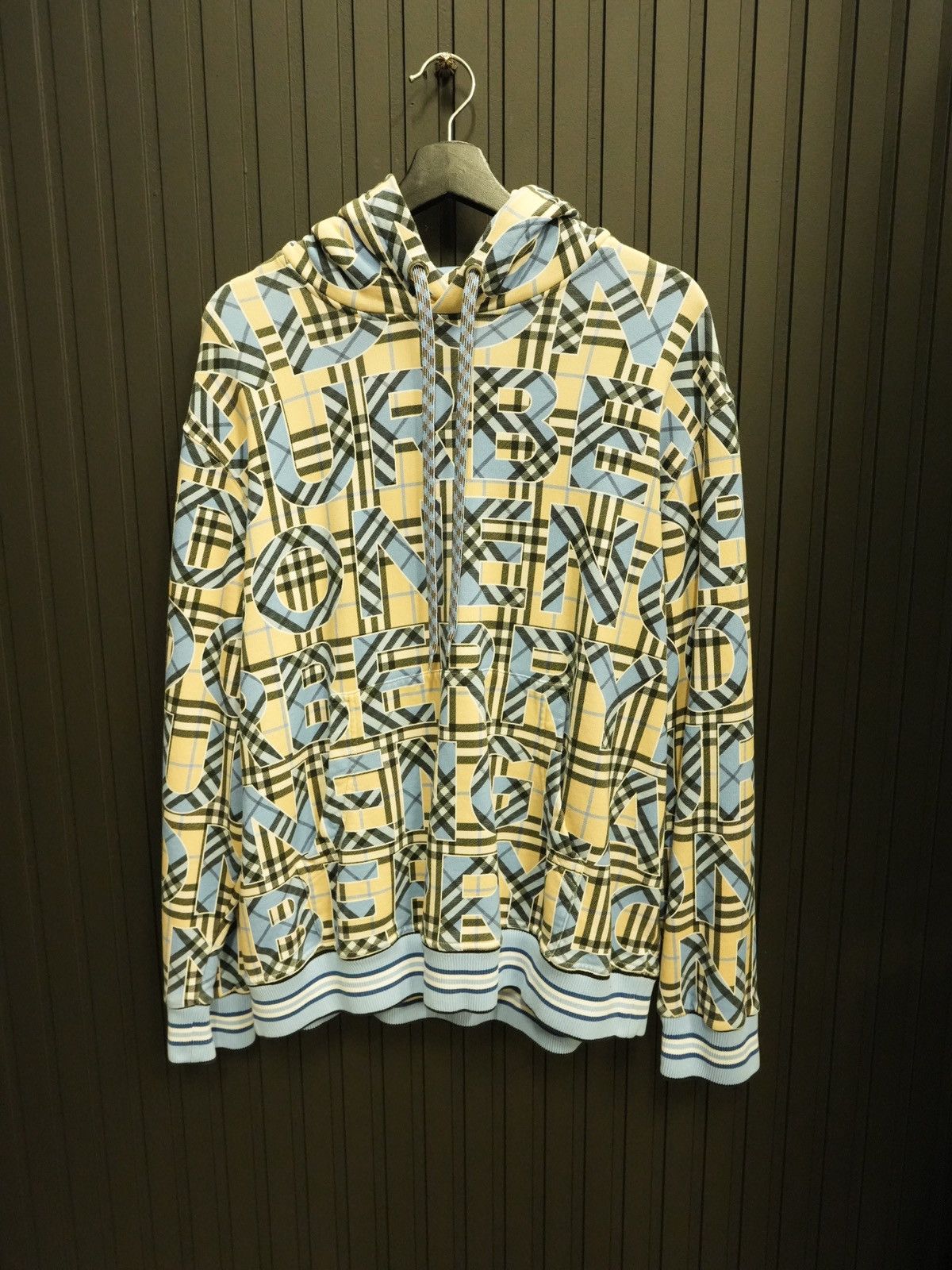 Burberry Burberry Vintage Check Logo Hoodie Size US XL / EU 56 / 4 - 1 Thumbnail
