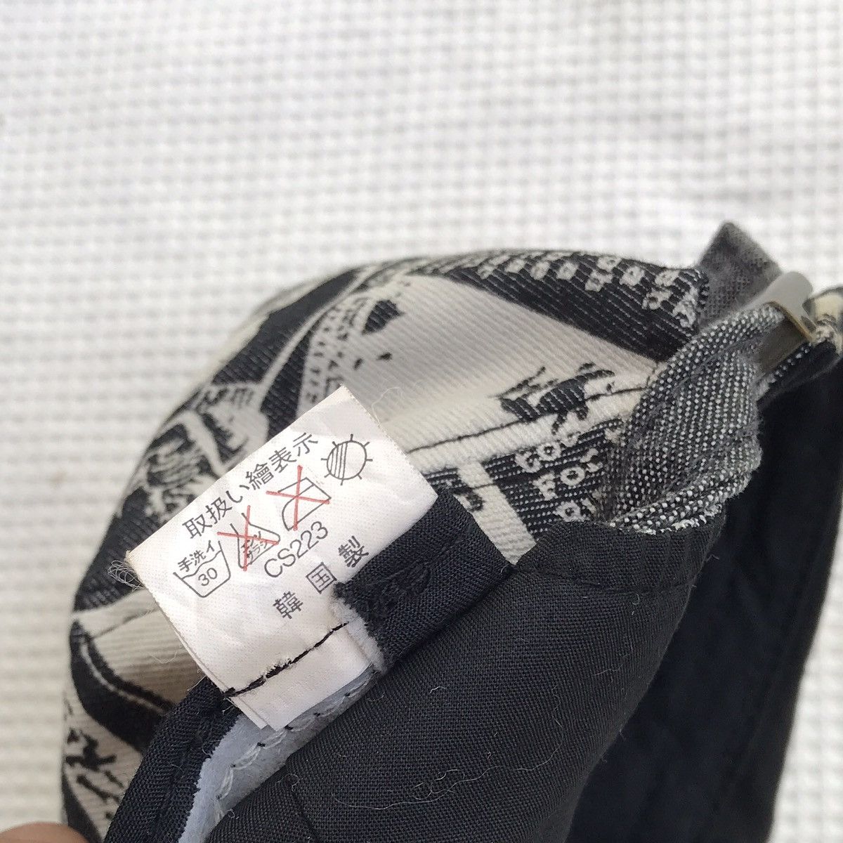 If Six Was Nine × Japanese Brand × Le Grande Bleu (L.G.B.) 🔥Sick Y2K style patch work Flat Cap Size ONE SIZE - 10 Thumbnail