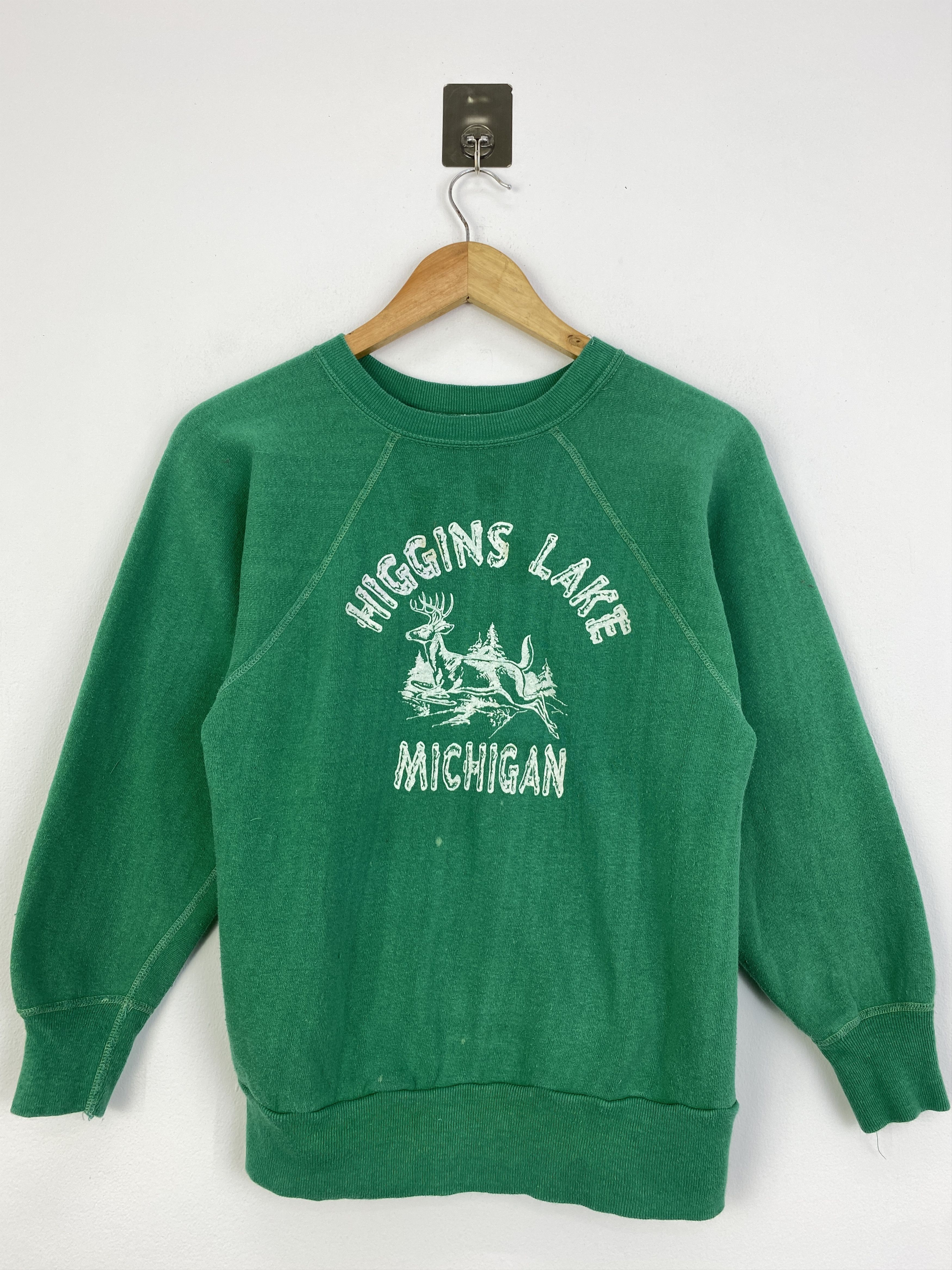 Other Vintage 80s Higgins Lake Michigan Crewneck Sweatshirt SH0025 Size US S / EU 44-46 / 1 - 1 Thumbnail