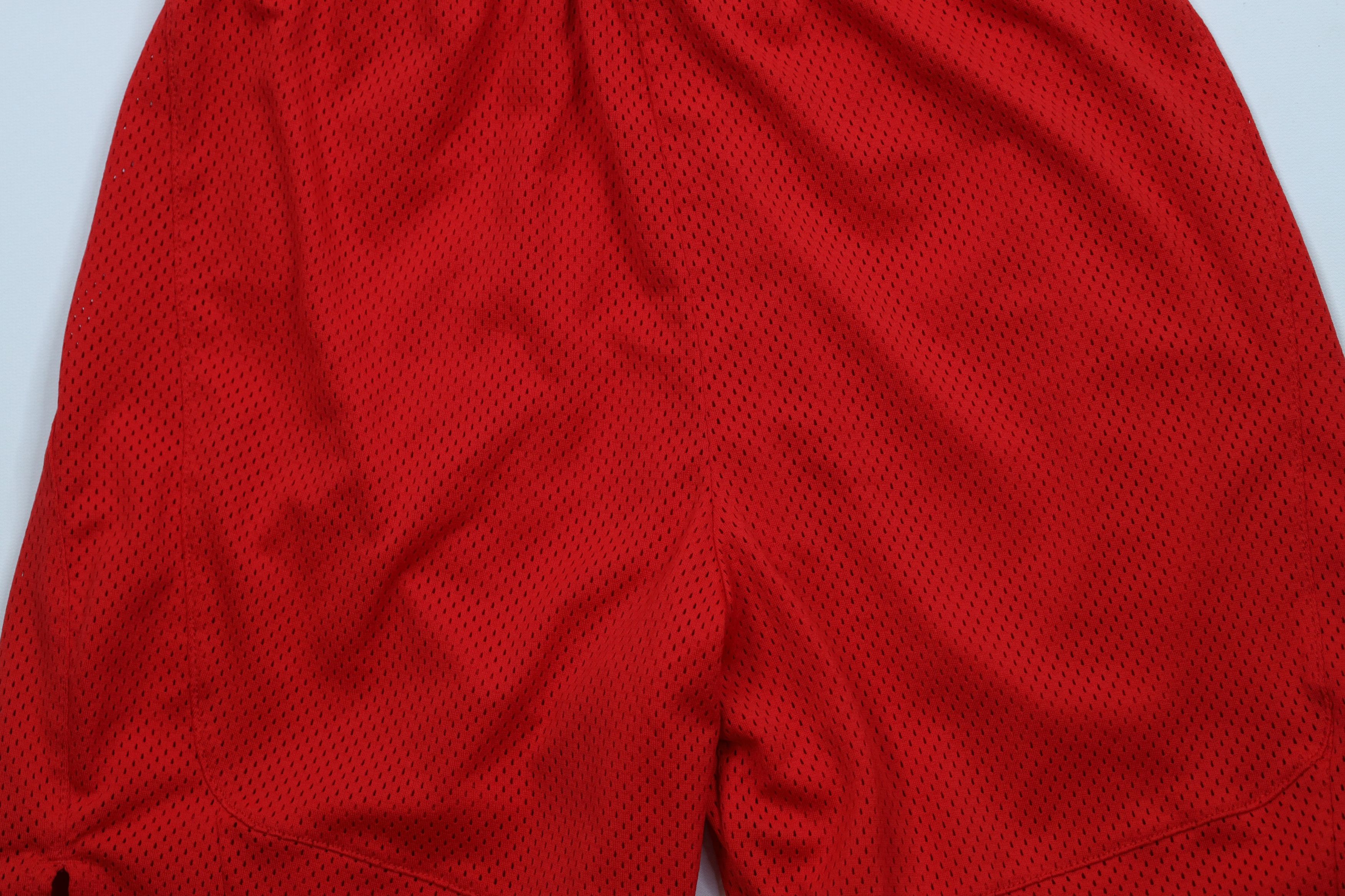 Nike × Vintage Vintage Y2K Nike Mini Swoosh Above Knee Mesh Shorts Red Size US 30 / EU 46 - 12 Thumbnail