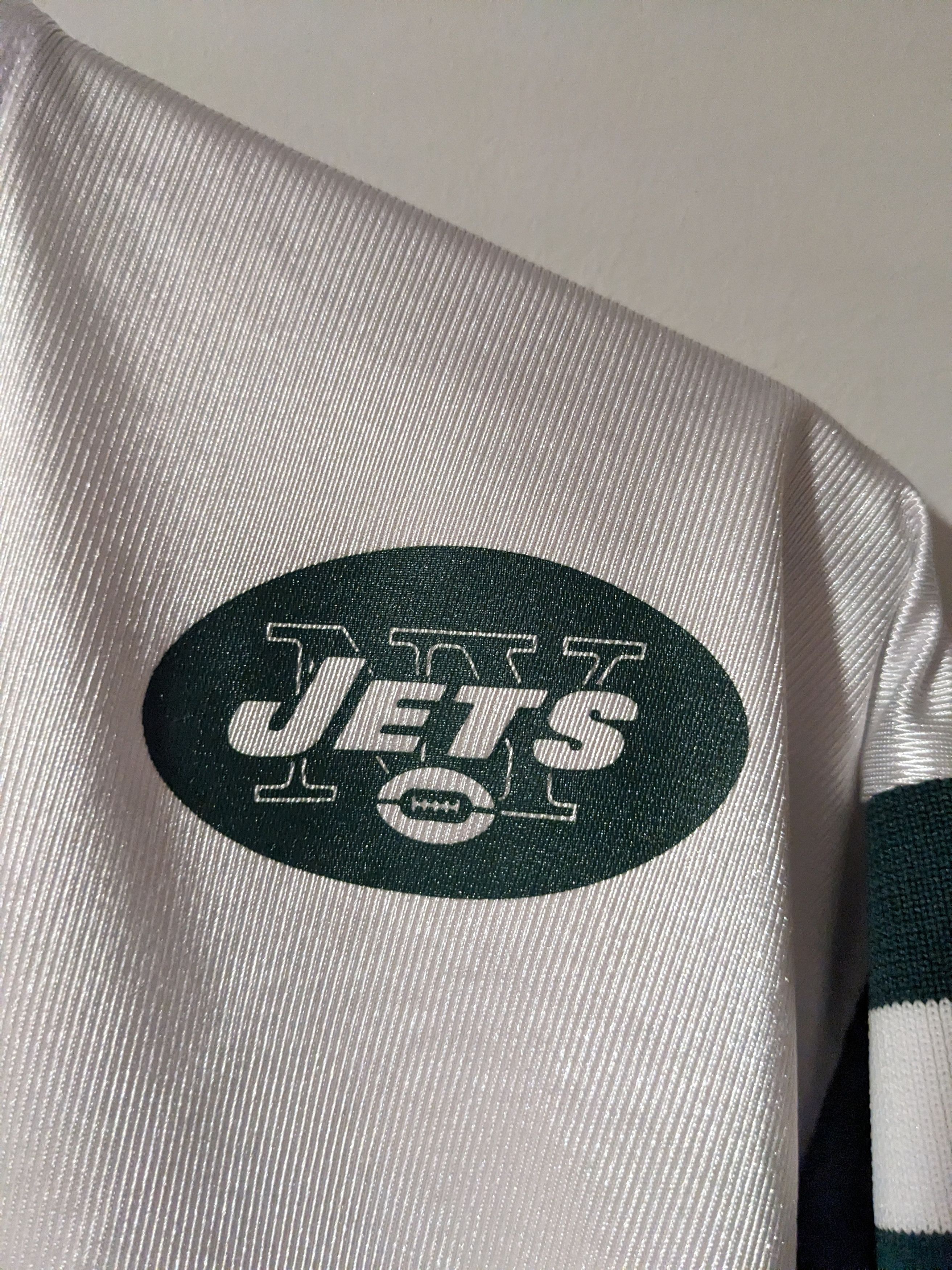 NFL Vintage Y2K New York Jets NFL Football White Medium Jersey Size US M / EU 48-50 / 2 - 6 Thumbnail