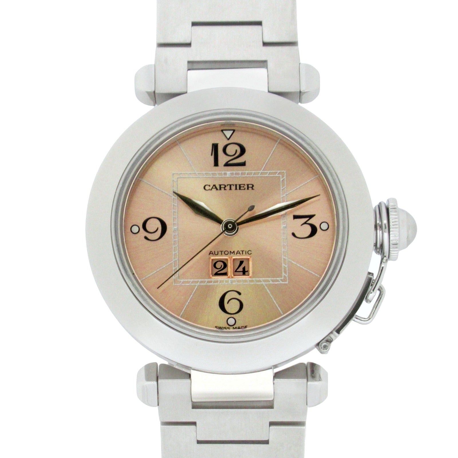Cartier Cartier Pasha C Big Date Boys Watch Automatic Winding Stainless Steel Pink Size ONE SIZE - 1 Thumbnail