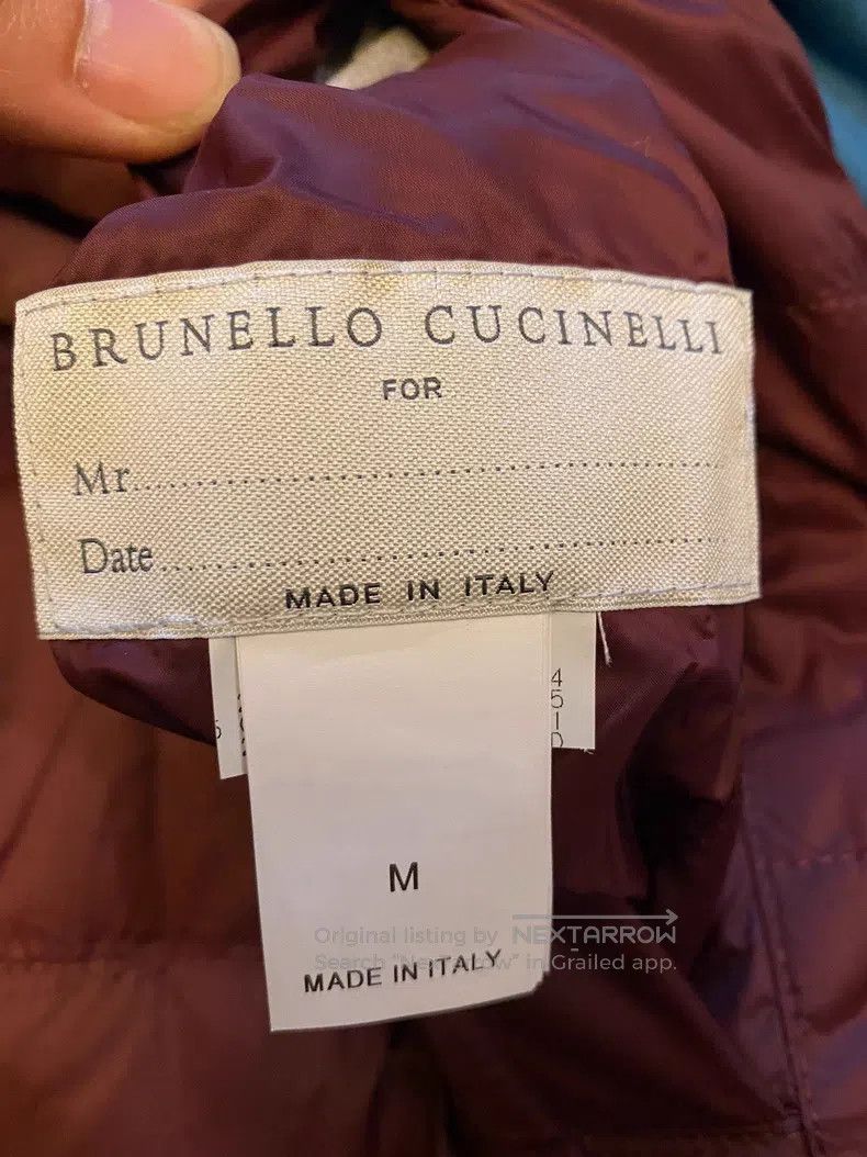 Brunello Cucinelli Brunello Cucinelli Cashmere reversible down vest Size US M / EU 48-50 / 2 - 7 Thumbnail