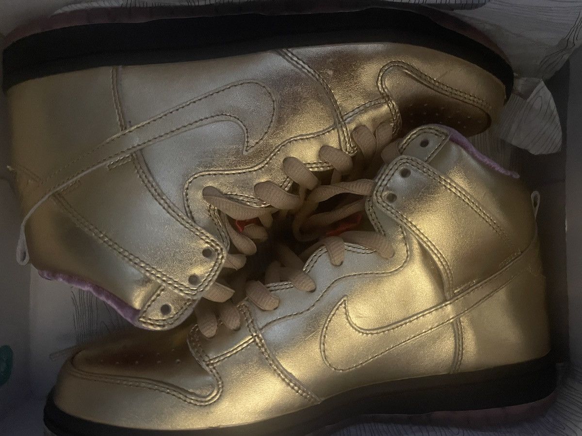 Nike 2018 Humidity x Dunk High SB 'Trumpet' Size US 8 / EU 41 - 2 Thumbnail