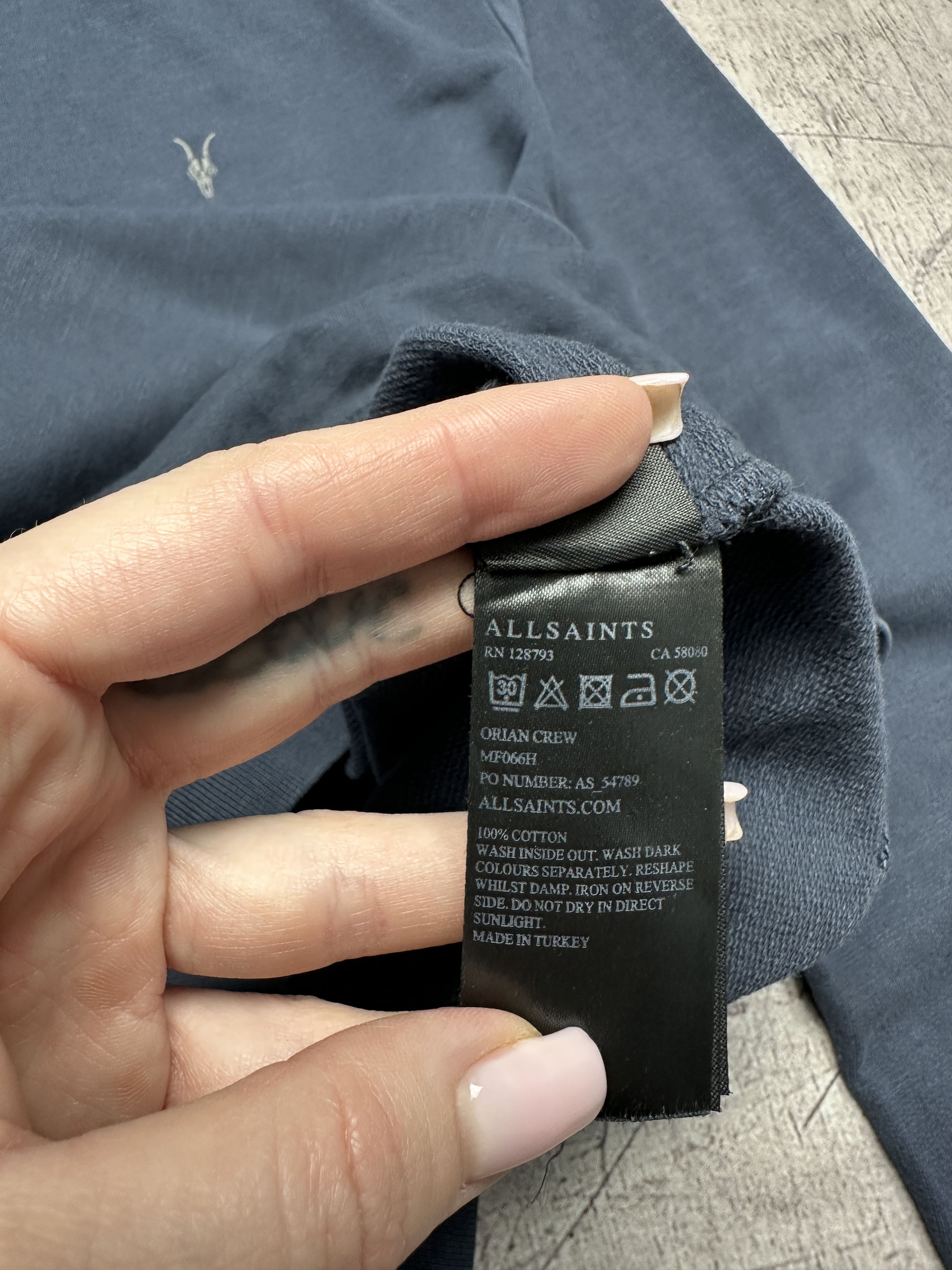 Allsaints Allsaints Orian Mens Crew Neck Sweatshirt Size US S / EU 44-46 / 1 - 6 Thumbnail