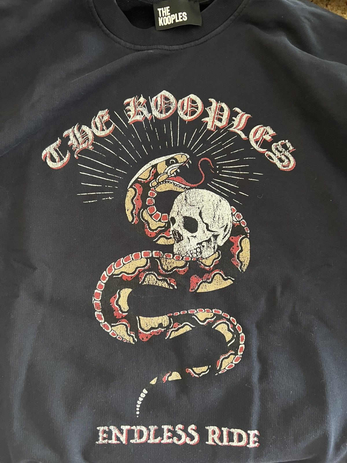 The Kooples The Kooples Snake Skull Graphic Sweatshirt Men’s S Navy Got Size US S / EU 44-46 / 1 - 14 Thumbnail