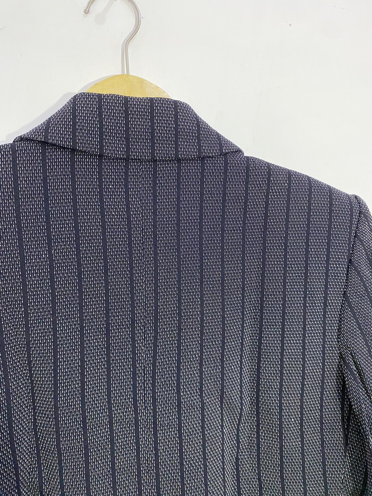 Saint Laurent Paris 💥Grey Stripe💥Yves Saint Laurent Blazer Size M / US 6-8 / IT 42-44 - 13 Thumbnail