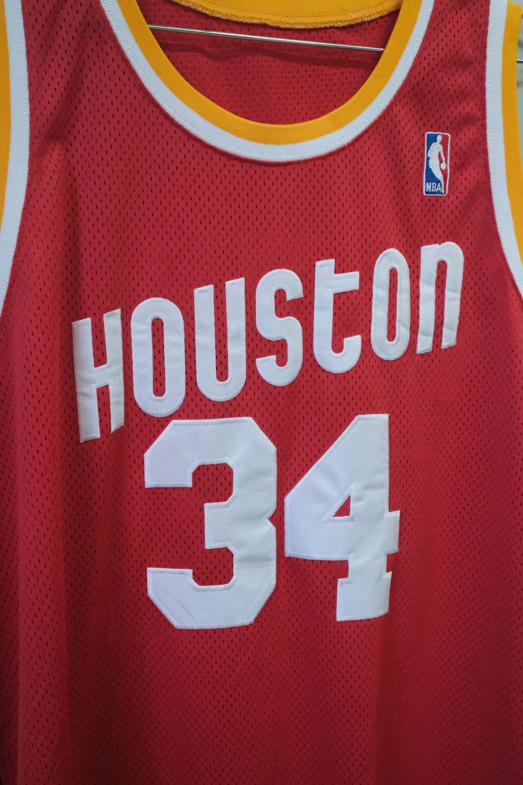 Mitchell & Ness Mitchell & Ness Houston Rocket Olajuwon 34 Basketball Jersey Size ONE SIZE - 4 Thumbnail