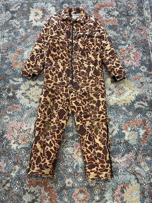 Vintage Vintage Polar Plus Brown Camouflage Snow Suit Medium | Grailed