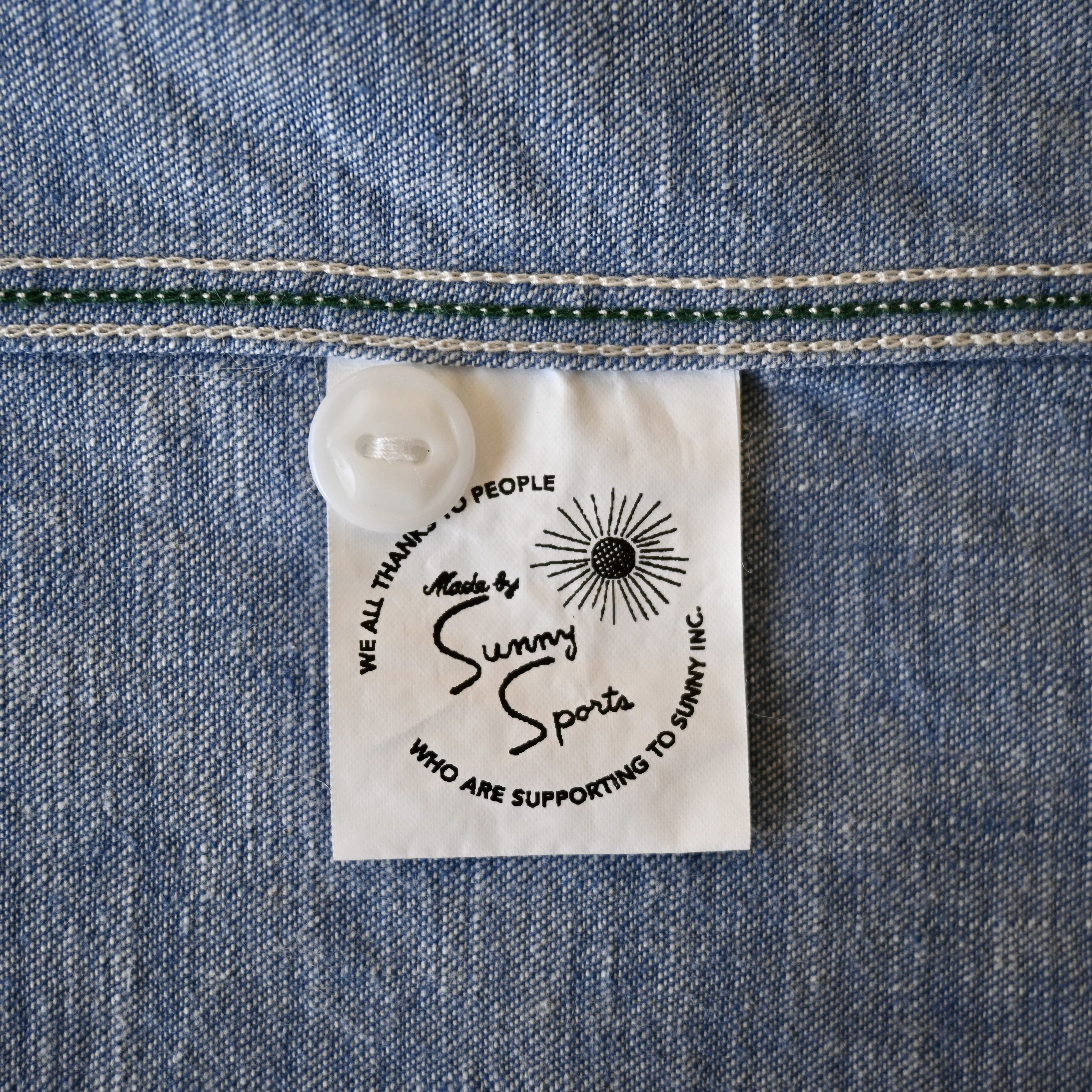 Beams Plus BEAMS Plus x Sunny Sports half-zip denim work shirt Size US M / EU 48-50 / 2 - 17 Thumbnail
