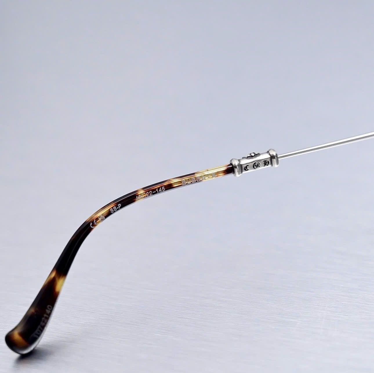 Chrome Hearts CHROME HEARTS BUBBA - A SHINY SILVER - PLASTIC GLASSES Size ONE SIZE - 5 Thumbnail