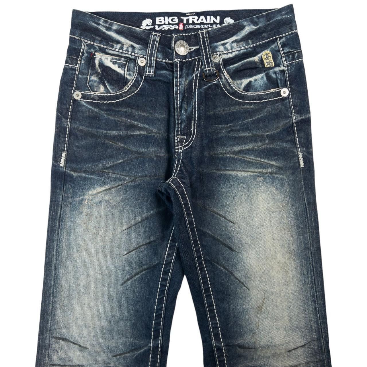Other Vintage Big Train Japanese Embroidered Denim Jeans Size W29 Size US 29 - 4 Thumbnail