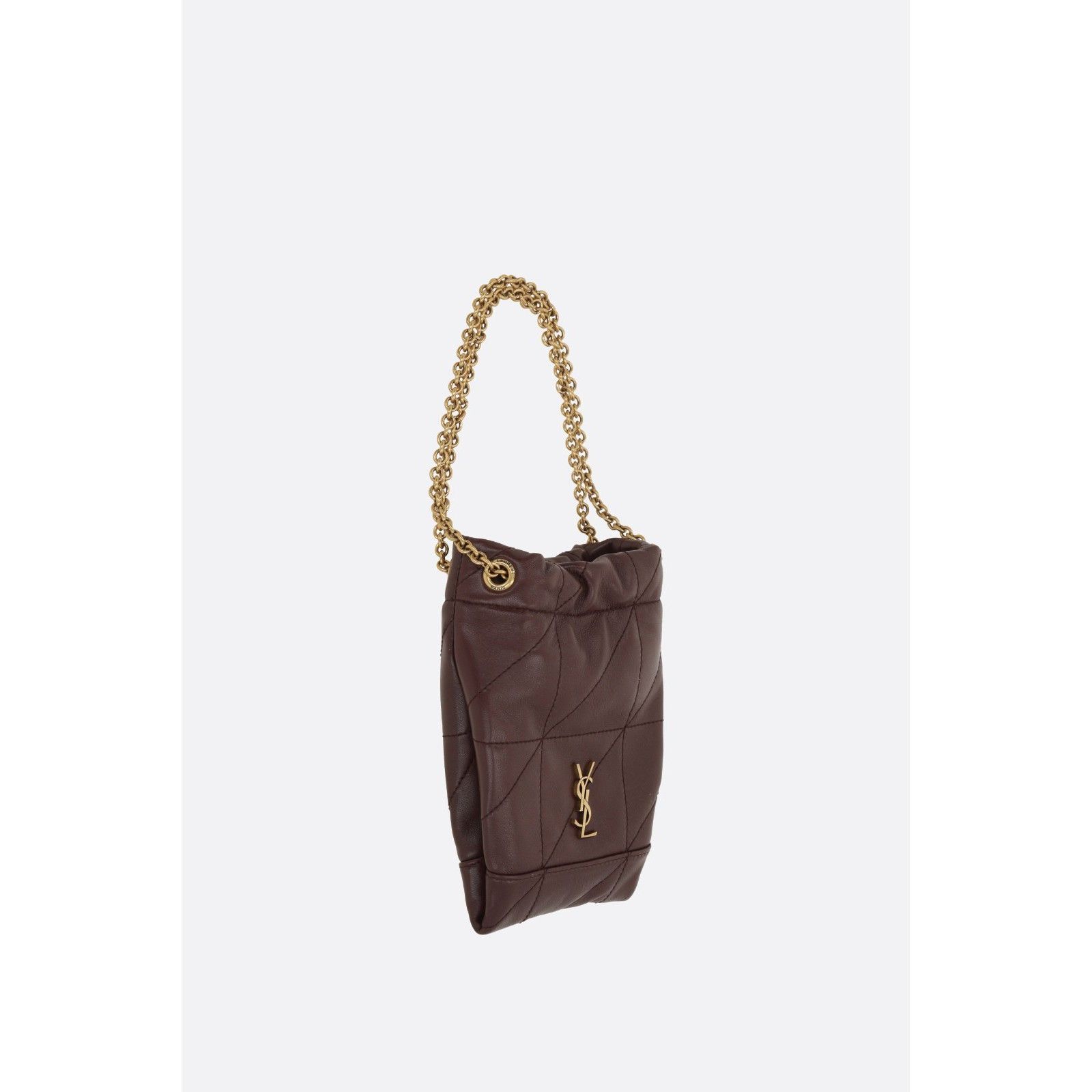 AMI SAINT LAURENT Jamie Mini Red Leather Pouch Bag New & Authent Size ONE SIZE - 2 Thumbnail