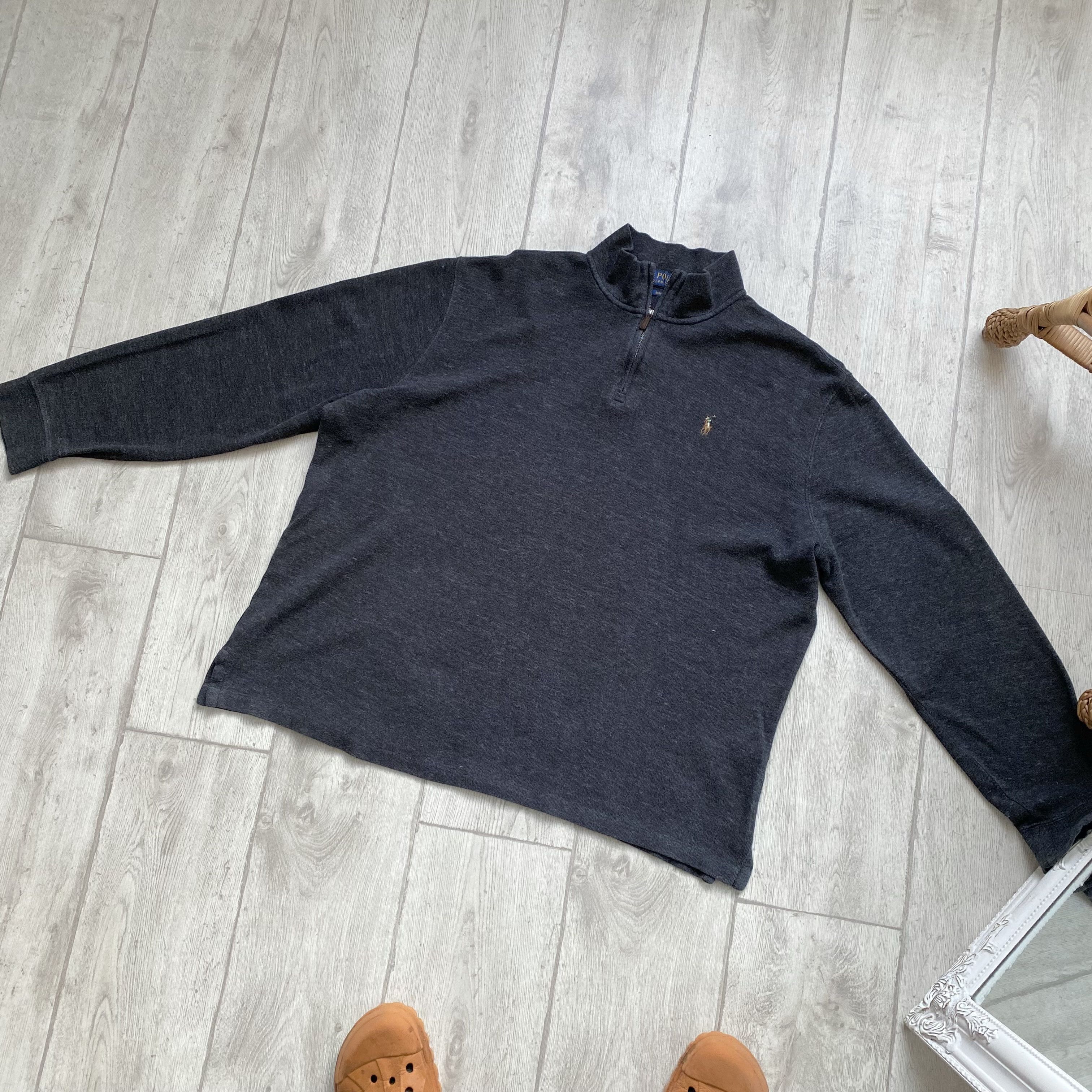Polo Ralph Lauren 🔥Vintage Polo Ralph Lauren 1/4 Zip Sweater Luxury Sweatsirt Size US XL / EU 56 / 4 - 10 Thumbnail
