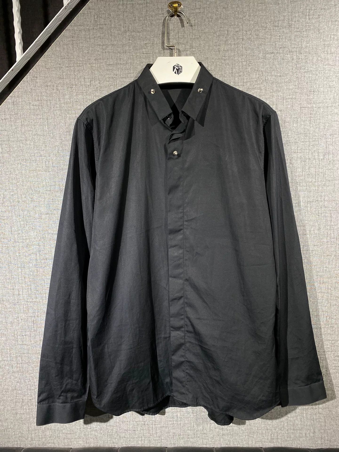 Dior Dior Men's Black Long Sleeve Shirt Size US L / EU 52-54 / 3 - 1 Thumbnail