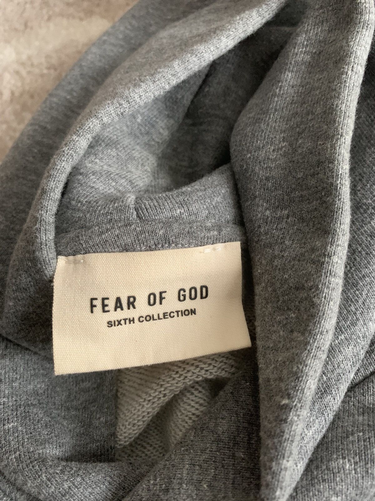 Fear of God Fear of God 6th Collection Grey FG Hoodie Size US M / EU 48-50 / 2 - 7 Thumbnail