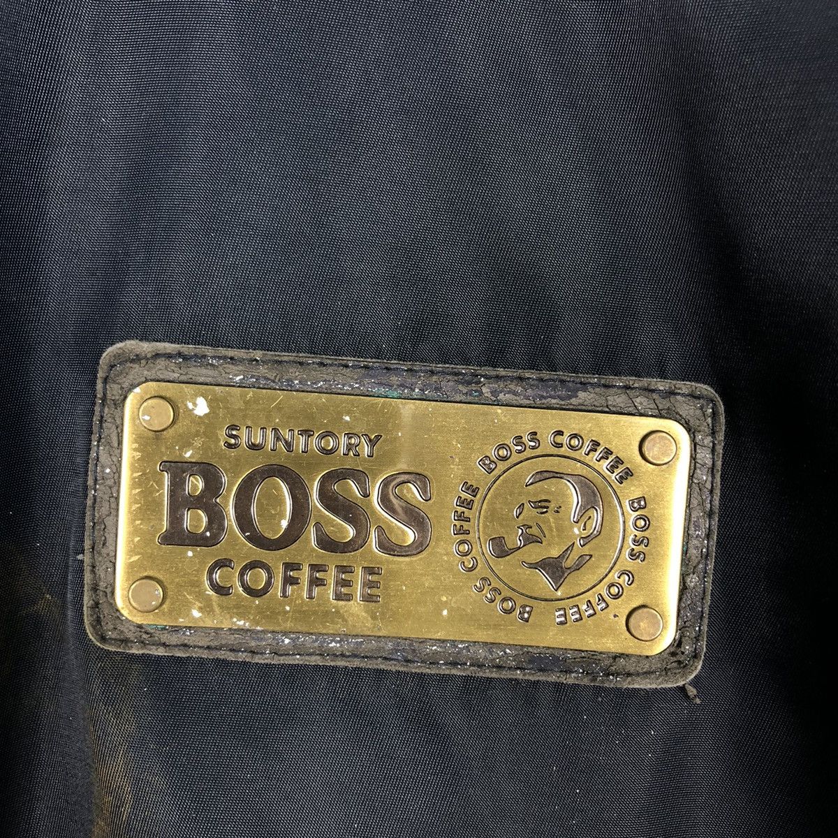 Japanese Brand Reversible Bomber Jacket Satin Suntory Boss Coffee Big Logo Size US M / EU 48-50 / 2 - 20 Thumbnail