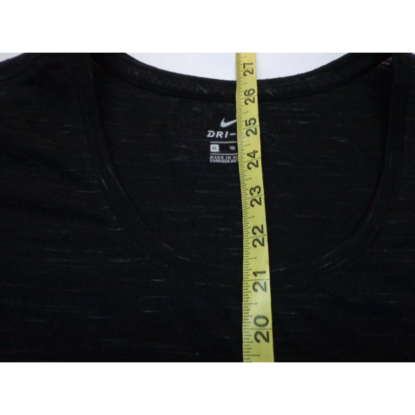 Nike Nike Dri-Fit Women’s XL Short Sleeve Scoop Neck T-Shirt Black Size XL / US 12-14 / IT 48-50 - 7 Thumbnail