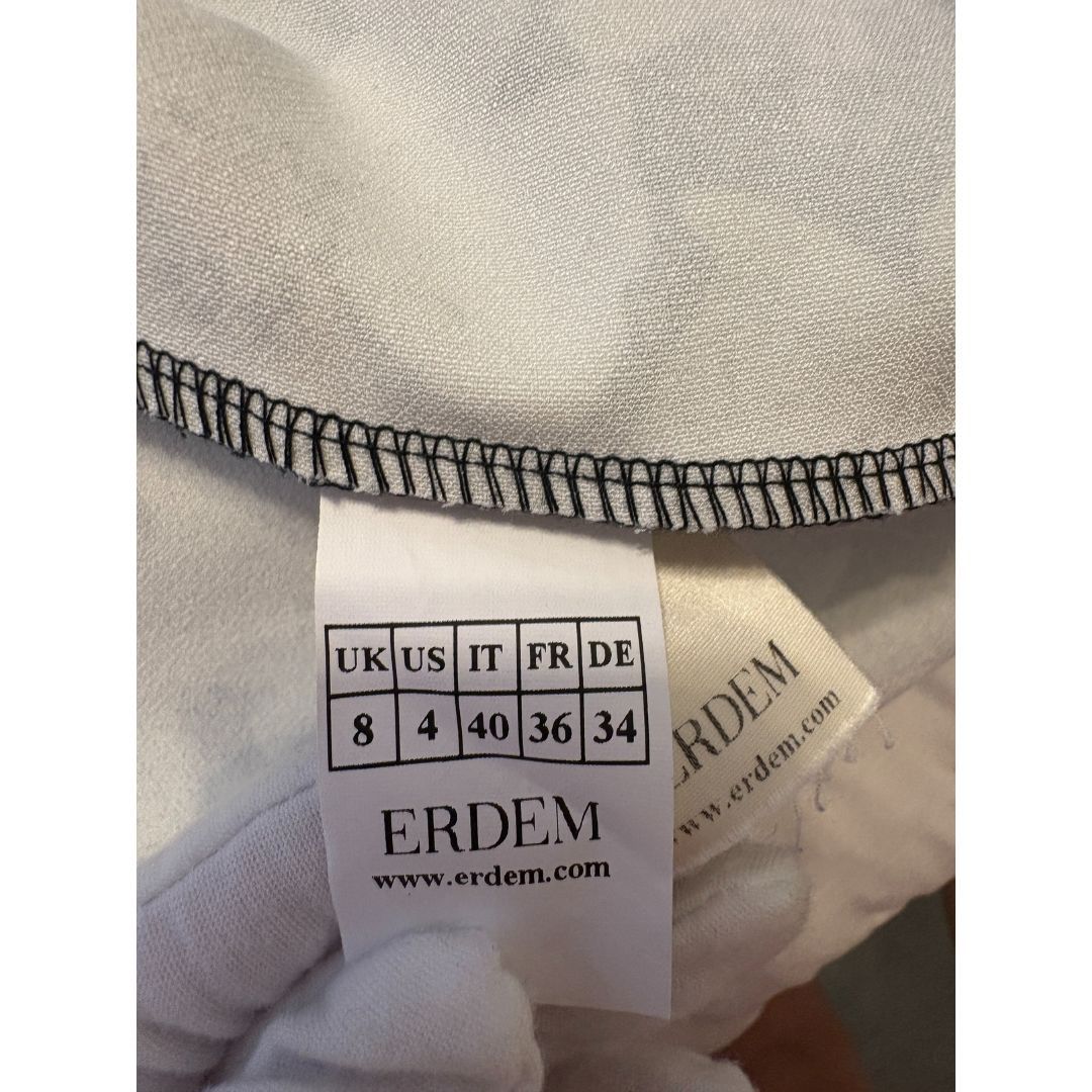 Erdem Erdem Black Floral Print A-Line Knee-Length Dress – Size 4 Size S / US 4 / IT 40 - 5 Thumbnail