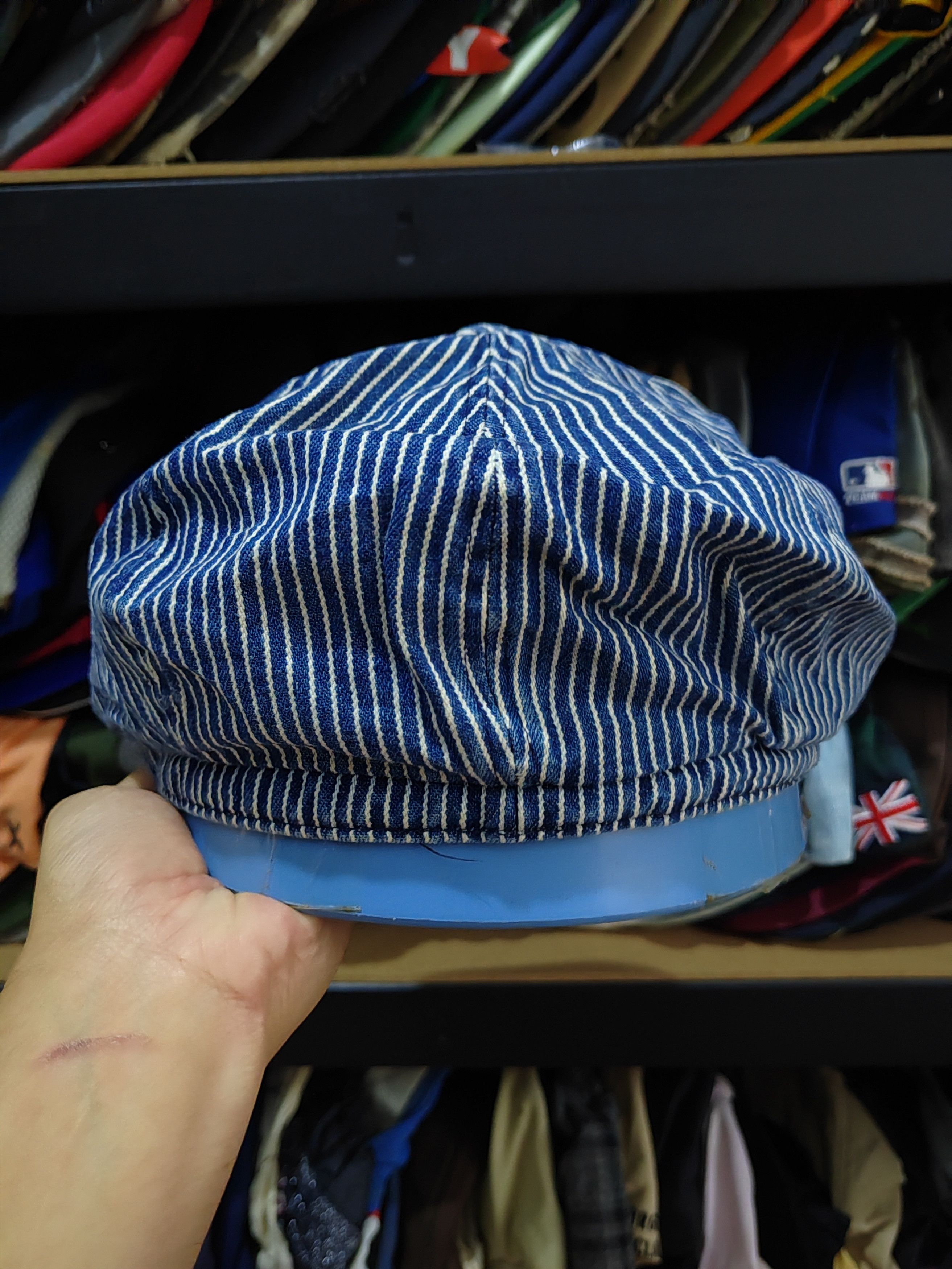 Japanese Brand Vintage Hickory Style Cap Hat Size ONE SIZE - 5 Thumbnail