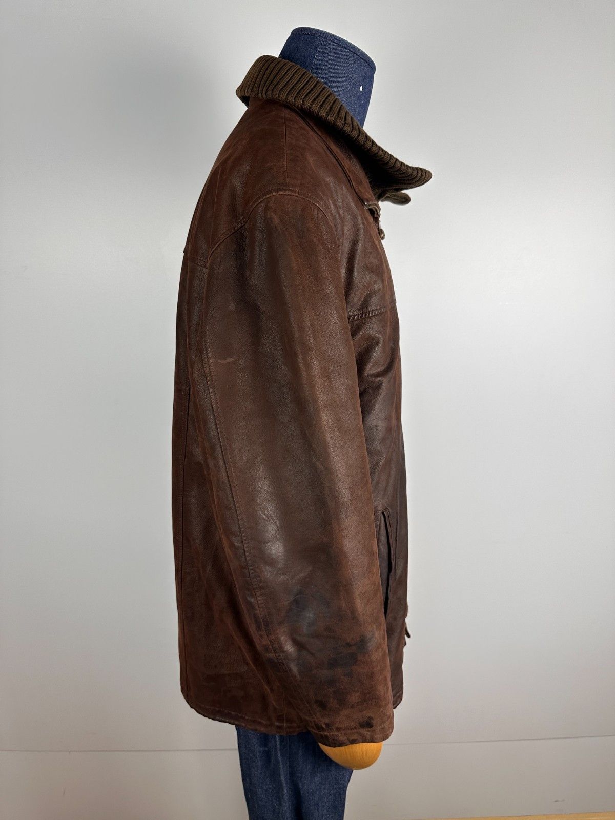 Paul & Shark Paul & Shark Vintage Men’s Leather Jacket Brown Mens Size L Size US L / EU 52-54 / 3 - 7 Thumbnail