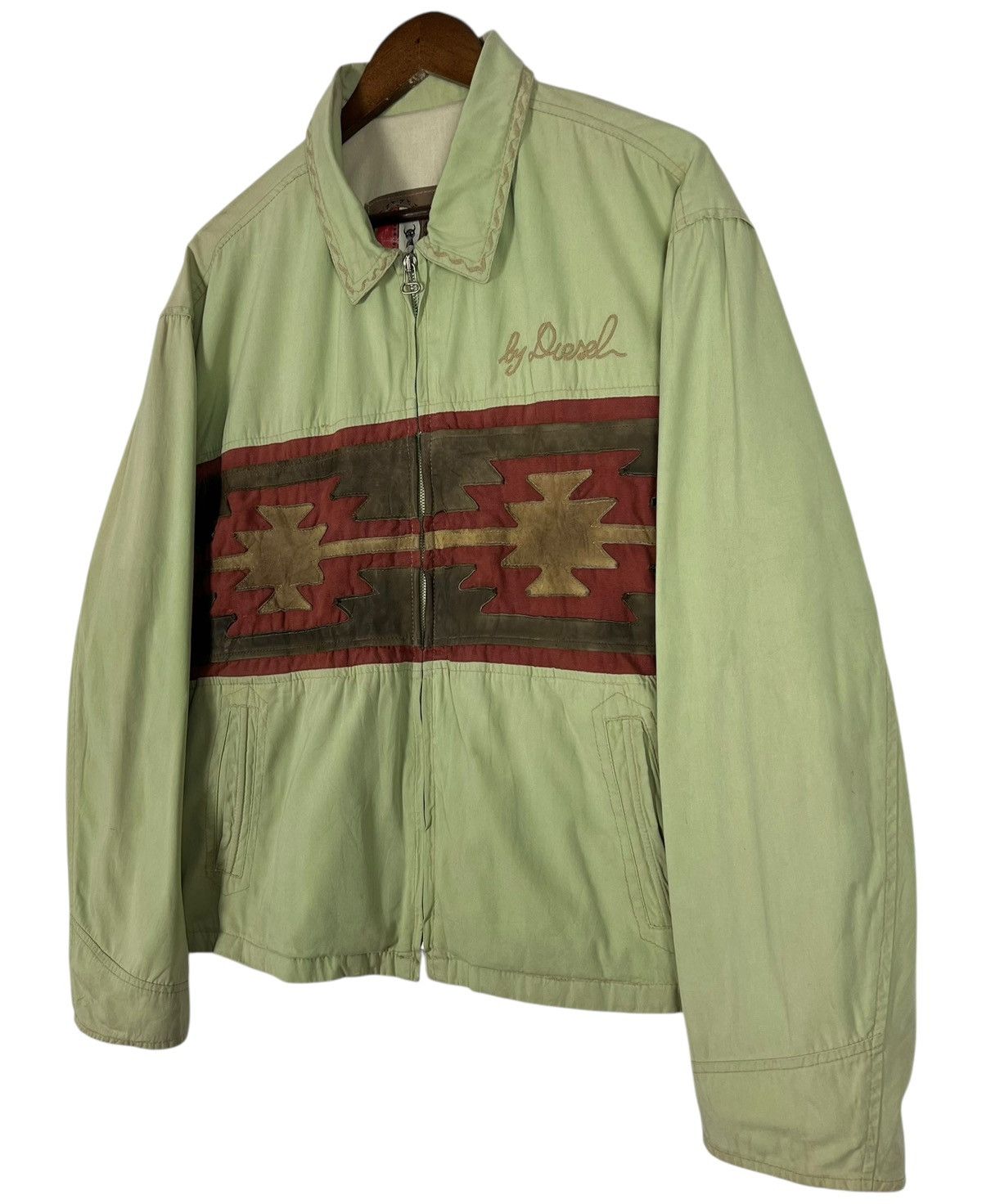 Diesel 90s Vintage DIESEL LEATHER TRIBE Jacket Size US L / EU 52-54 / 3 - 4 Thumbnail