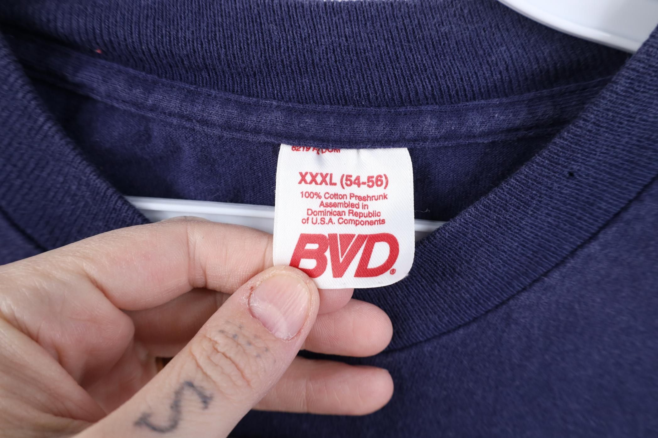 Vintage Vintage 90s Streetwear Heavyweight Pocket T-Shirt Blue Size US XXL / EU 58 / 5 - 9 Thumbnail