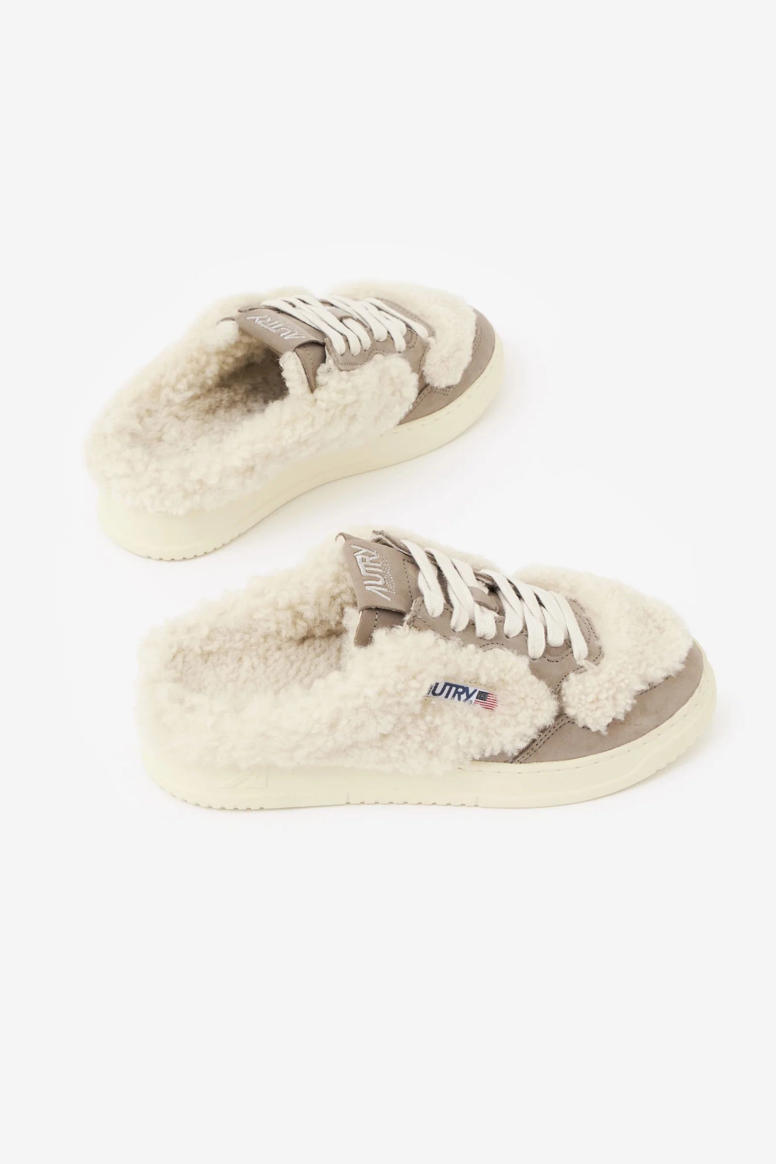 AUTRY o1y0426 Logo Low-Top Sneakers in Beige Size US 5 / EU 37 - 5 Thumbnail