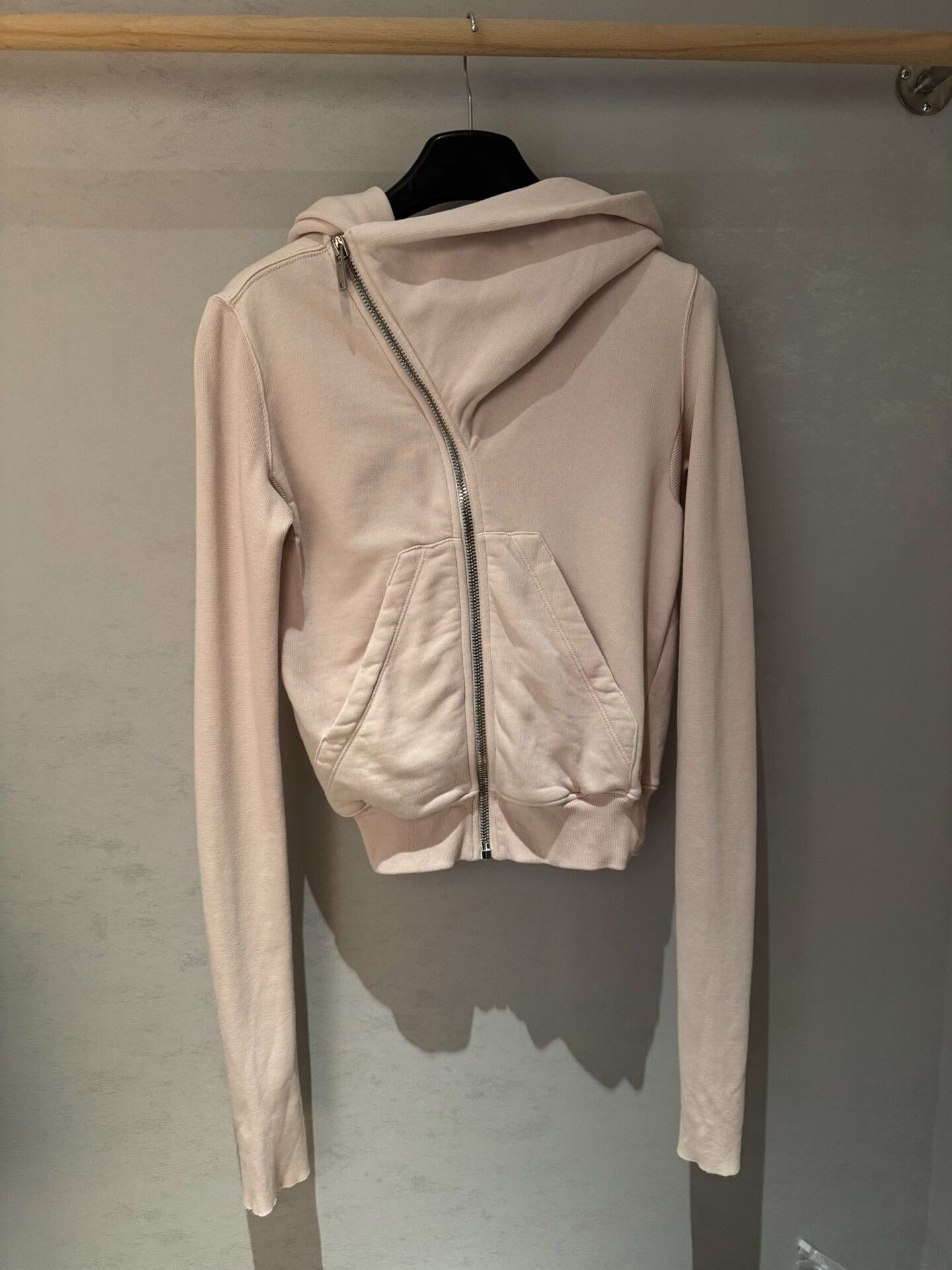 Rick Owens Drkshdw rick owens drkshdw pink cropped hoodie Size XS / US 0-2 / IT 36-38 - 1 Thumbnail
