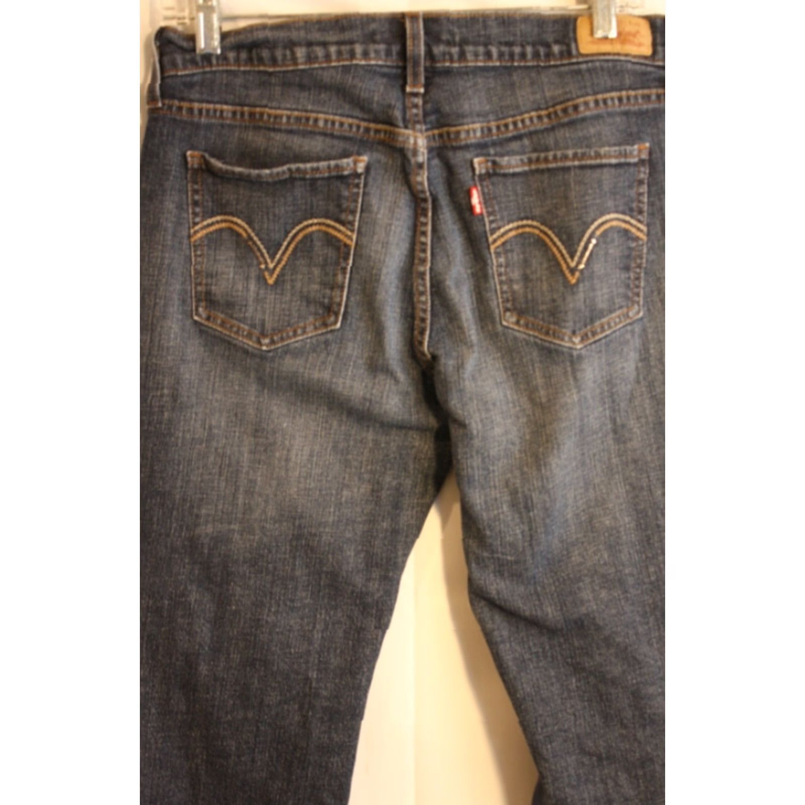 Denime Levis Boot Cut 515 Denim Jeans Size 10 S/C Brown Back Pocket Stitch Size 32" / US 10 / IT 46 - 7 Thumbnail