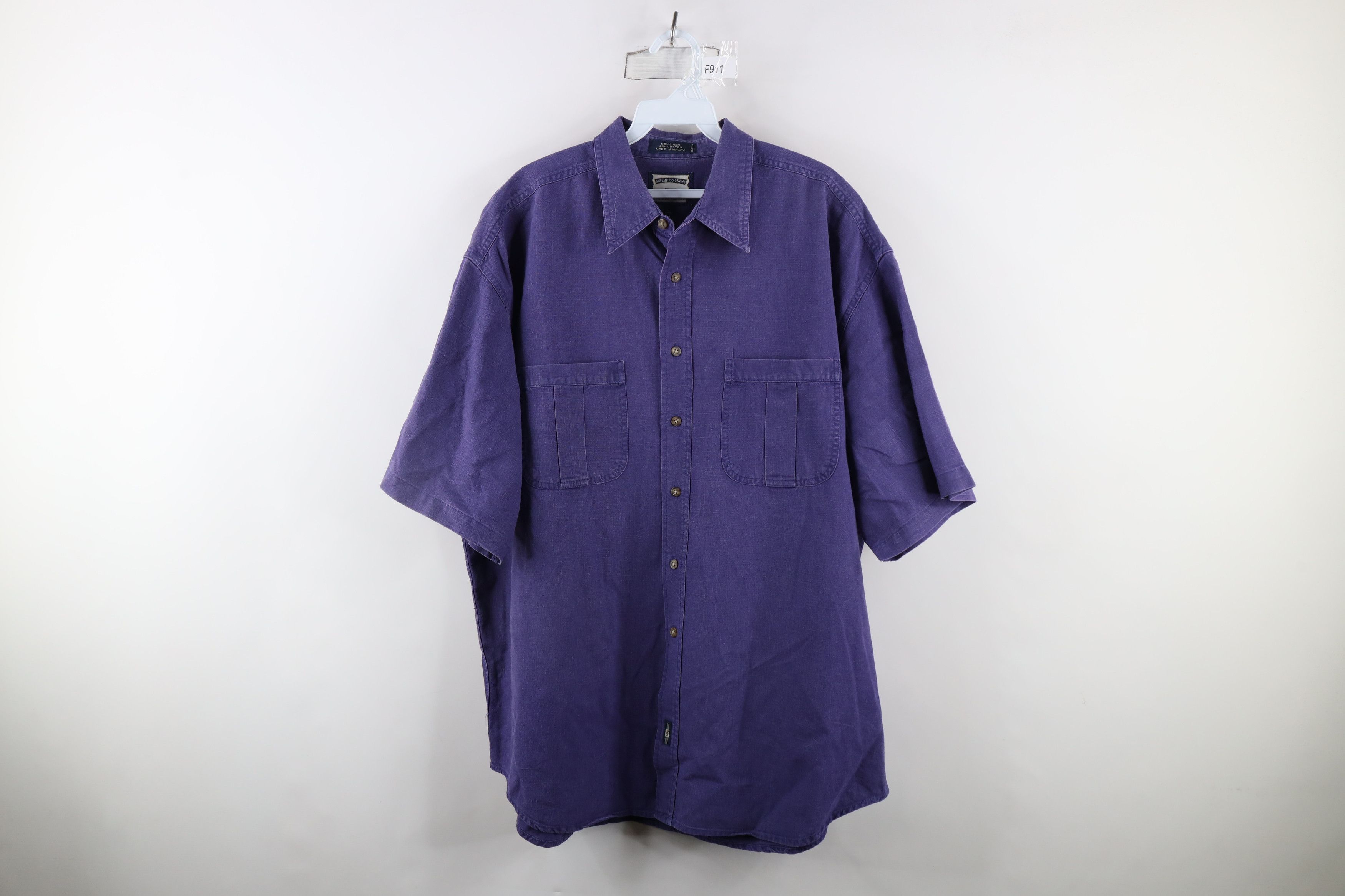 Vintage Vintage 90s Streetwear Linen Blend Short Sleeve Button Shirt Size US XL / EU 56 / 4 - 1 Thumbnail