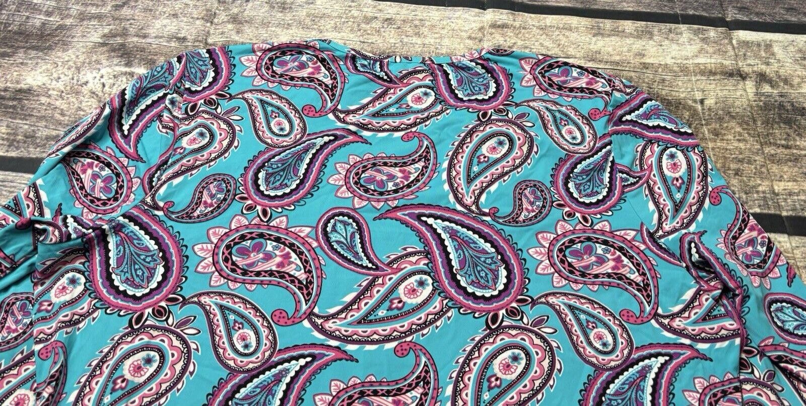 Lands' End Lands' End Top Women's XL 18 Paisley Nylon Stretch Beach Size XL / US 12-14 / IT 48-50 - 6 Thumbnail