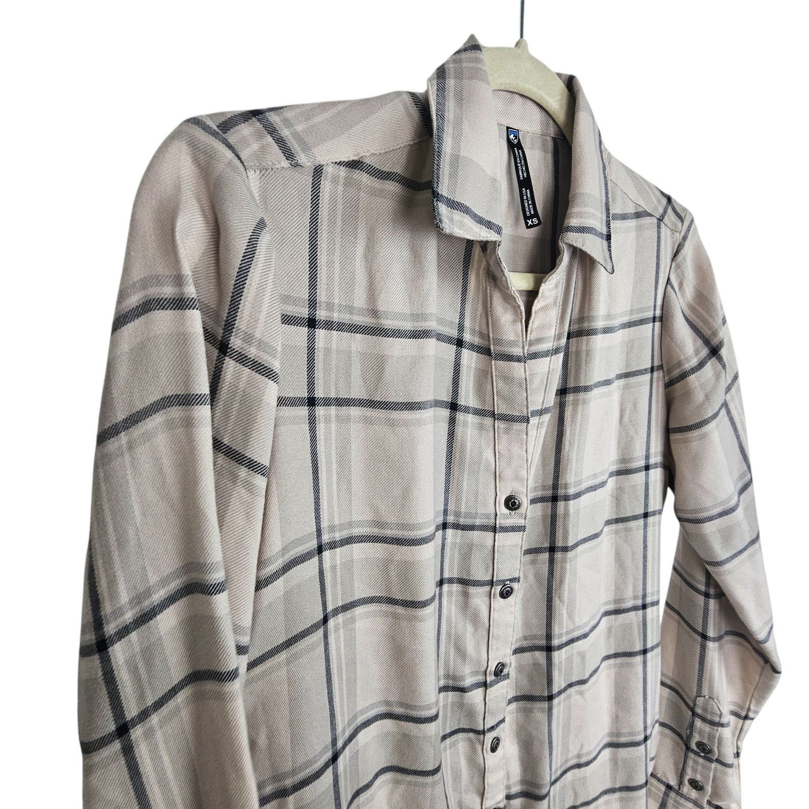 Kuhl Kuhl Womens Plaid Flannel Shirt XS Gorpcore Outdoor Hiking Size XS / US 0-2 / IT 36-38 - 5 Thumbnail