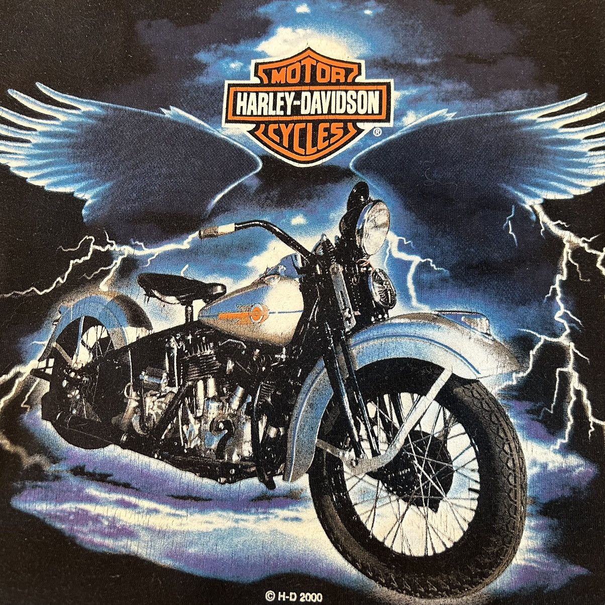 Harley Davidson × Vintage Vintage 2000 XL Harley Davidson Tee Size US XL / EU 56 / 4 - 8 Thumbnail