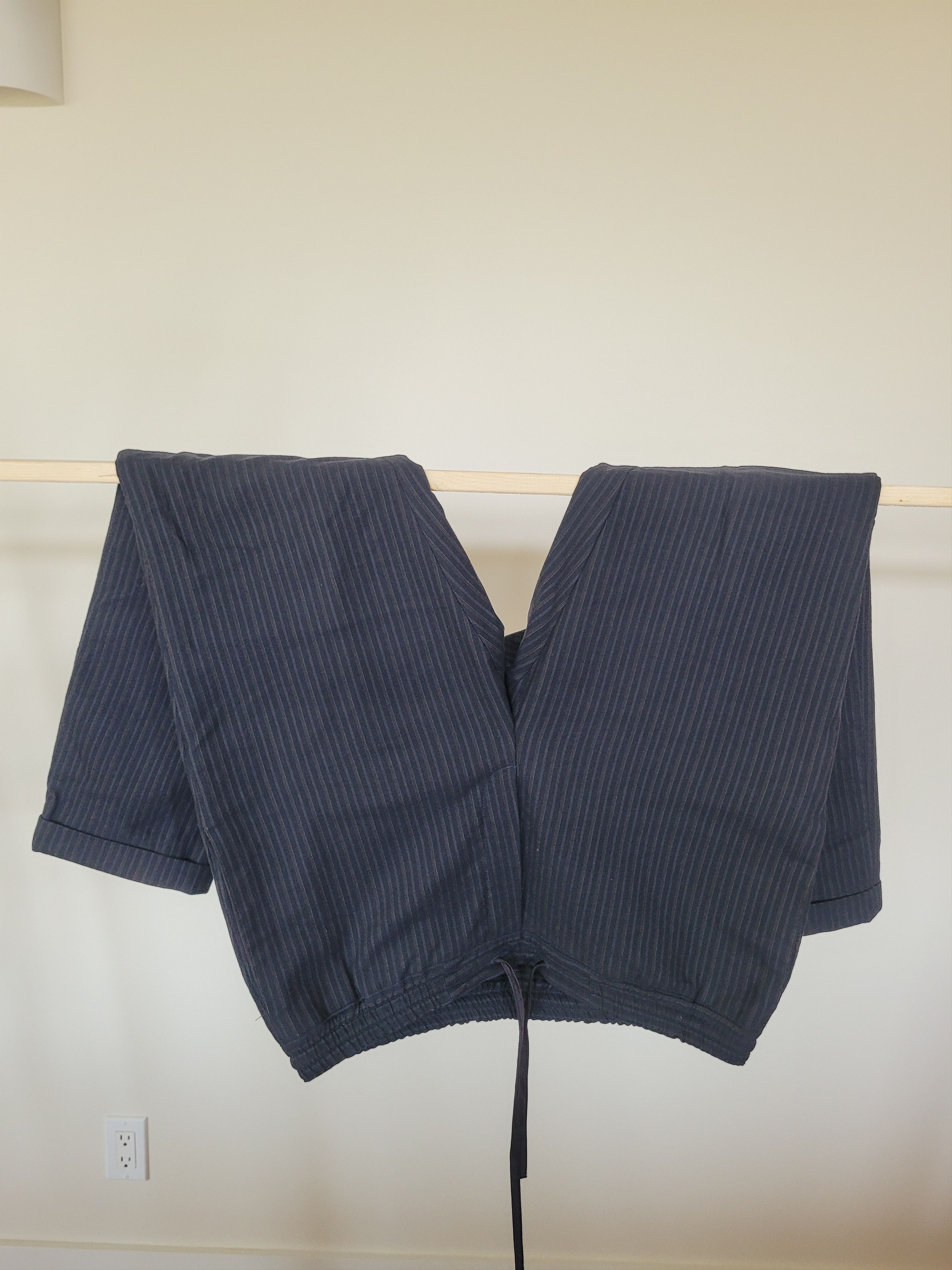 Diesel Black Gold Easy pant navy pinstripe Size US 32 / EU 48 - 1 Thumbnail