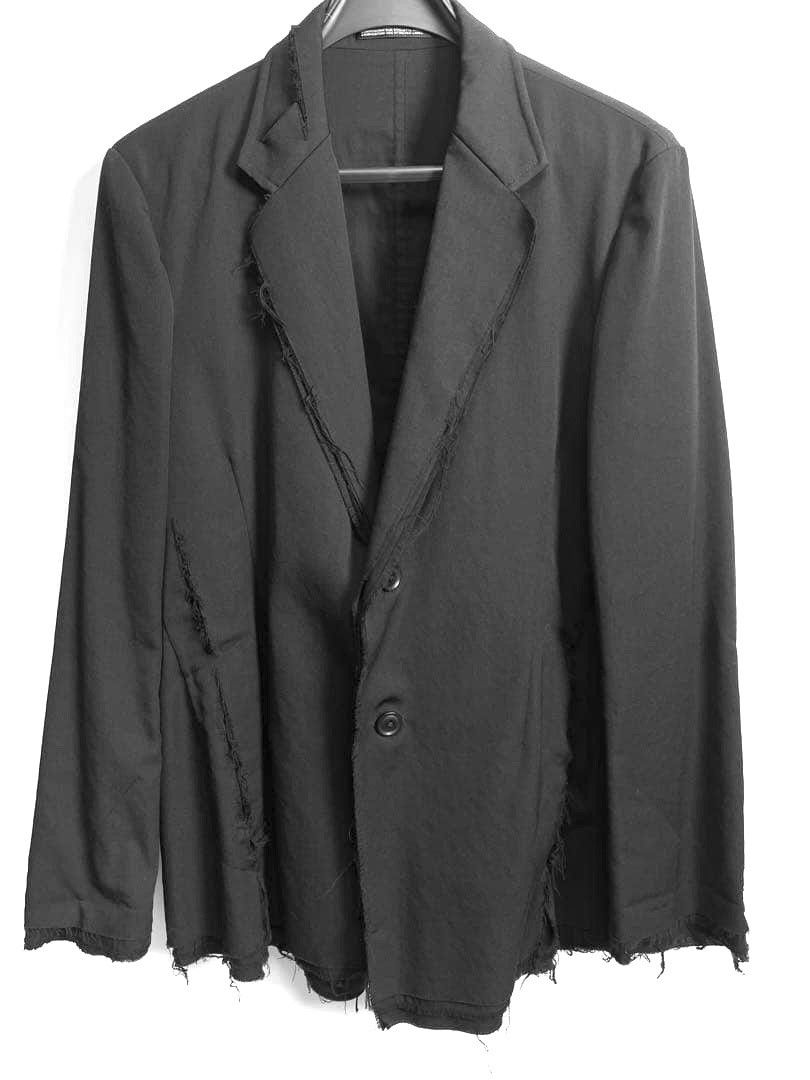 Yohji Yamamoto Yohji Yamamoto Homme 15AW Layered Wool Gaba Jacket Size US M / EU 48-50 / 2 - 1 Thumbnail