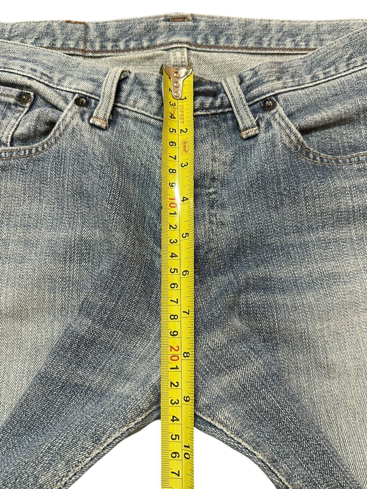 Edwin Vintage Edwin 800 Low Rise Faded Wash Style Flare Jeans Size US 31 - 15 Thumbnail