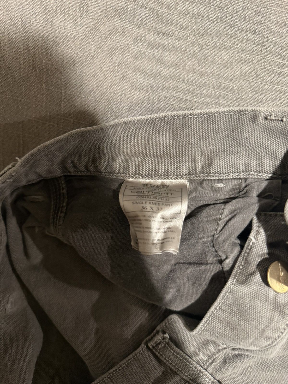 Carhartt Wip Carhart WIP Grey Denim Size US 36 / EU 52 - 3 Thumbnail