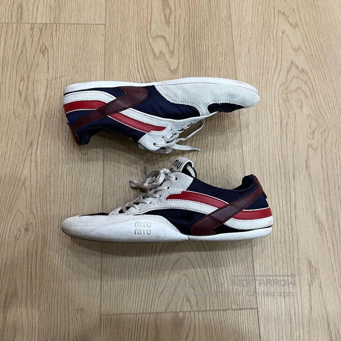 Miu Miu MiuMiu Gymnasium Sneakers. Size US 7 / IT 37 - 3 Thumbnail