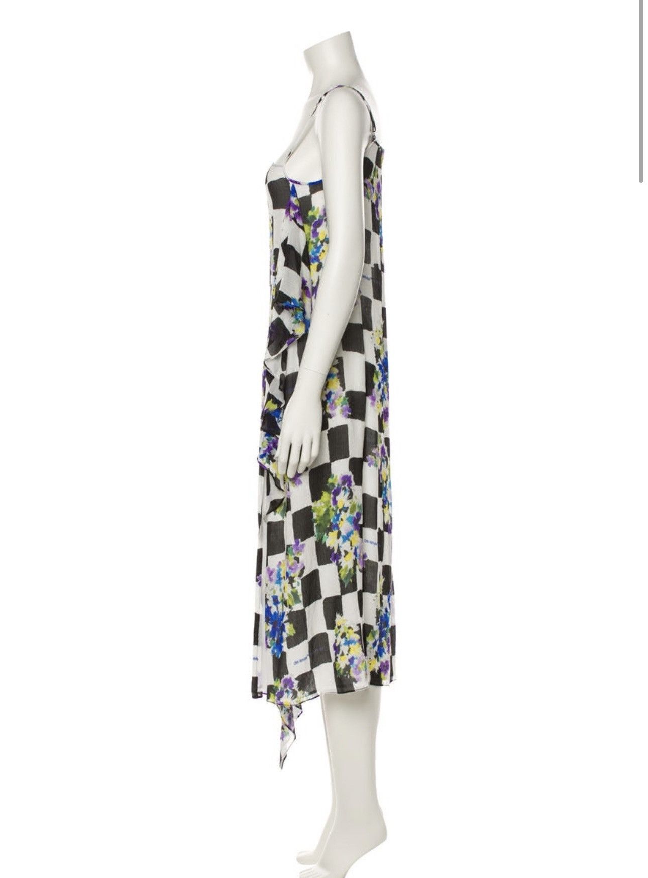 Off-White OFF - WHITE CHECKER DRESS Size S / US 4 / IT 40 - 2 Thumbnail