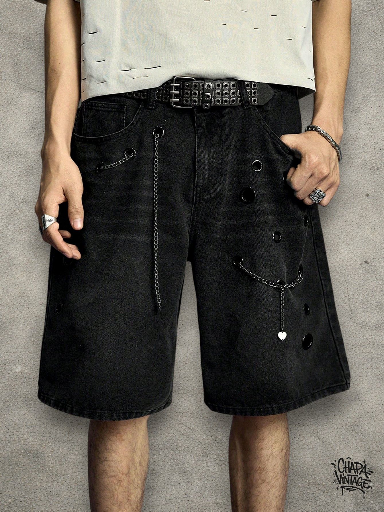 Vintage Avant garde opium shorts Size US 32 / EU 48 - 3 Thumbnail